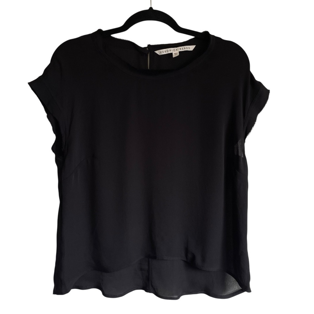 Veronica Beard Black Blouse